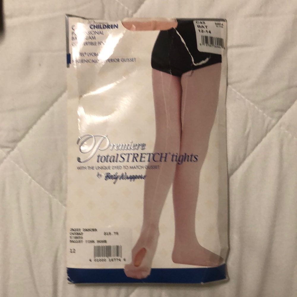 Body Wrappers ballet tights (kids size 12) in ballet pink